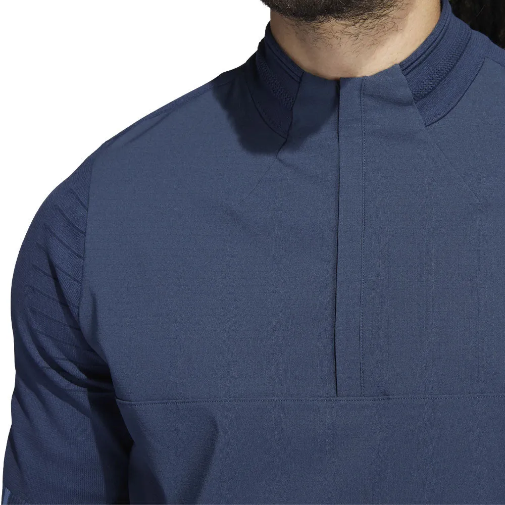 adidas Primeknit Lightweight 1/4 Zip Pullover - Crew Navy