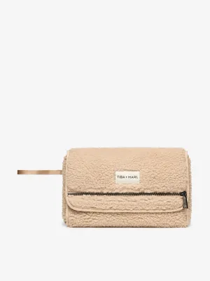 Baby Etta Changing Clutch Borg Fleece in Beige (33cm)
