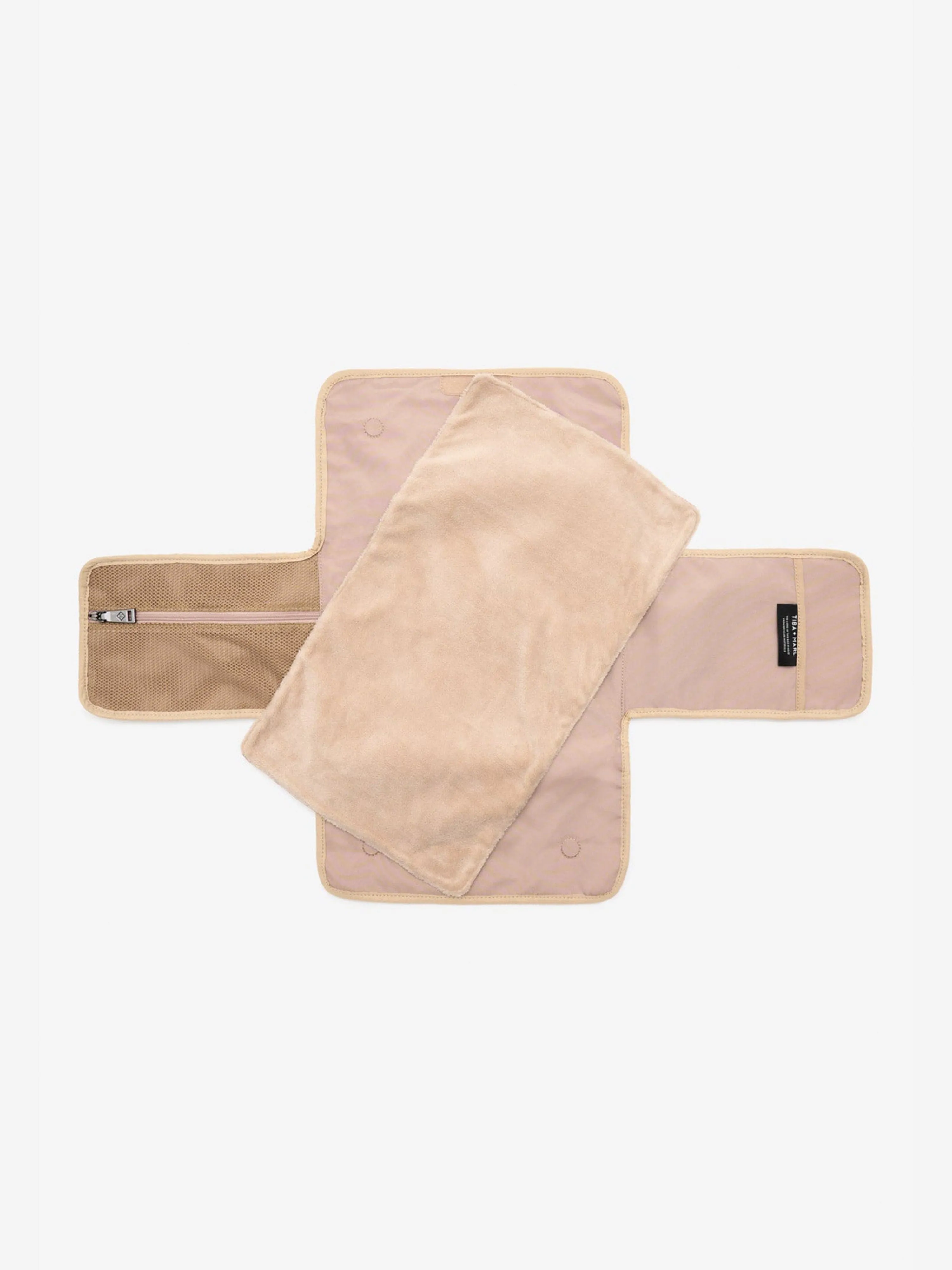 Baby Etta Changing Clutch Borg Fleece in Beige (33cm)