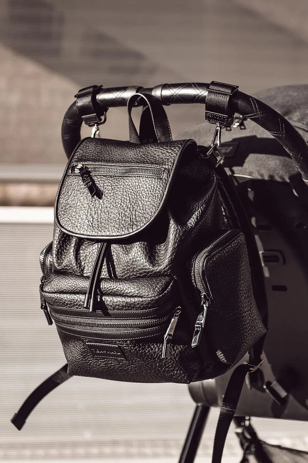 Baby Kaspar Changing Knapsack in Black (34cm)