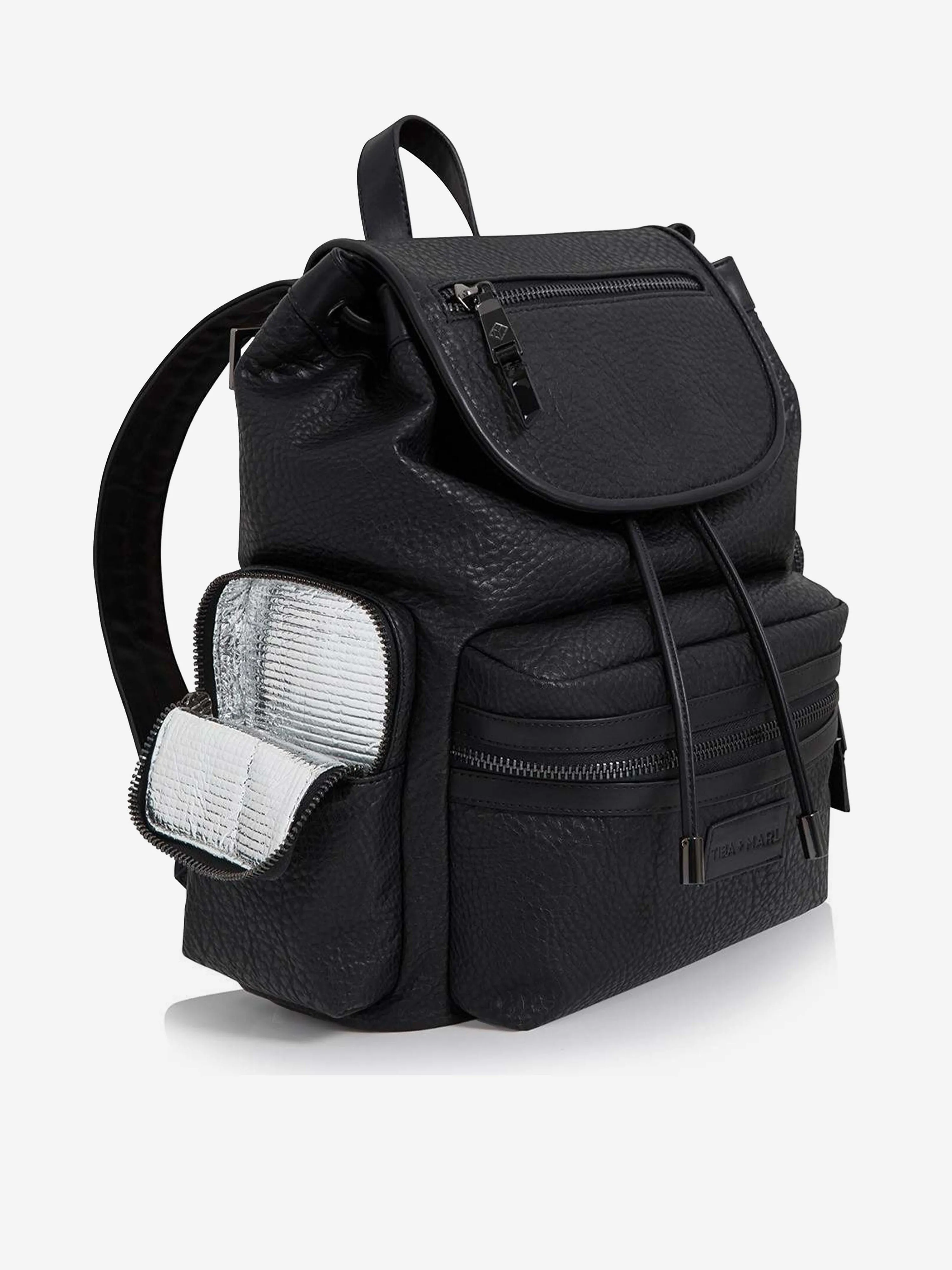 Baby Kaspar Changing Knapsack in Black (34cm)