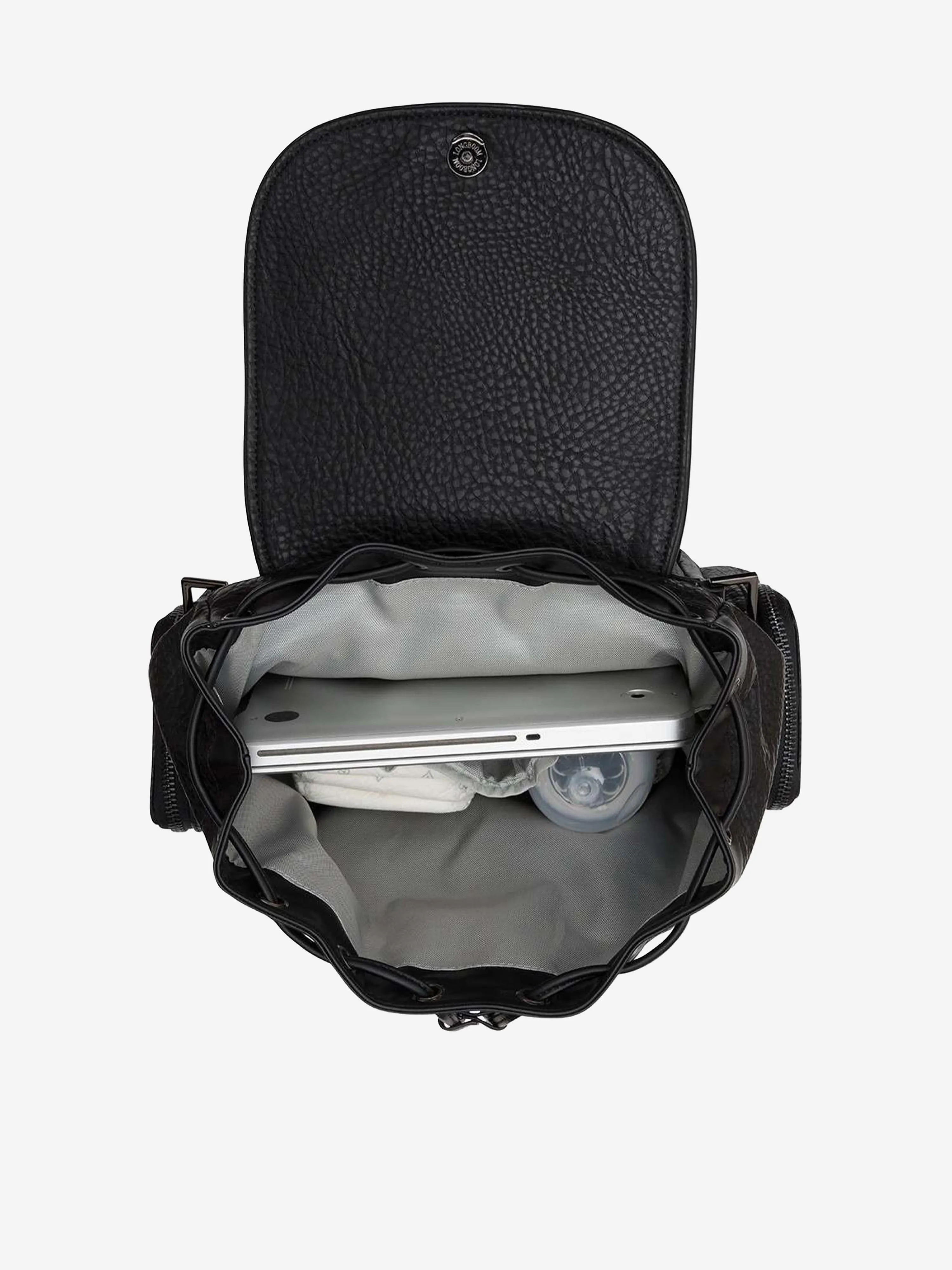 Baby Kaspar Changing Knapsack in Black (34cm)