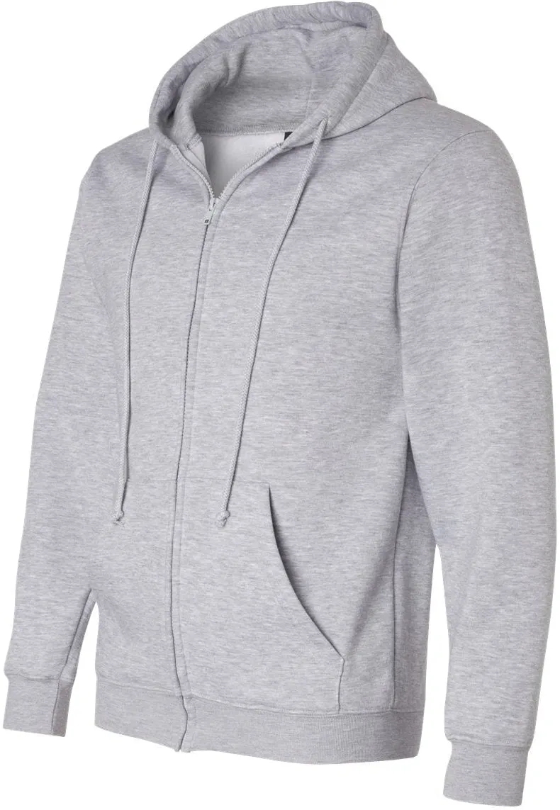 Bayside USA-Made FullZip Hooded Sweatshirt