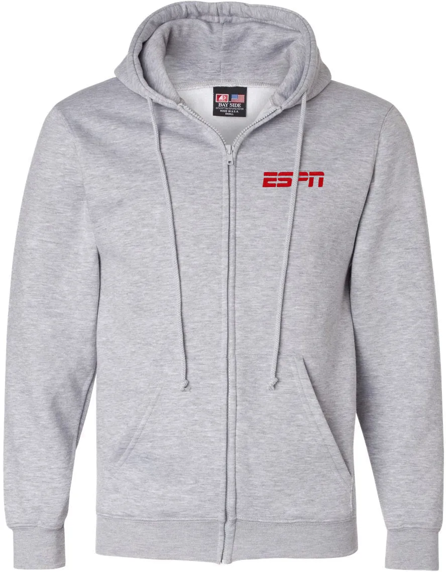 Bayside USA-Made FullZip Hooded Sweatshirt