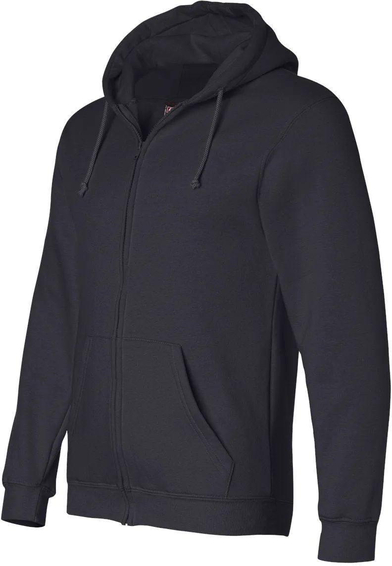 Bayside USA-Made FullZip Hooded Sweatshirt