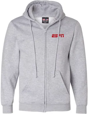 Bayside USA-Made FullZip Hooded Sweatshirt