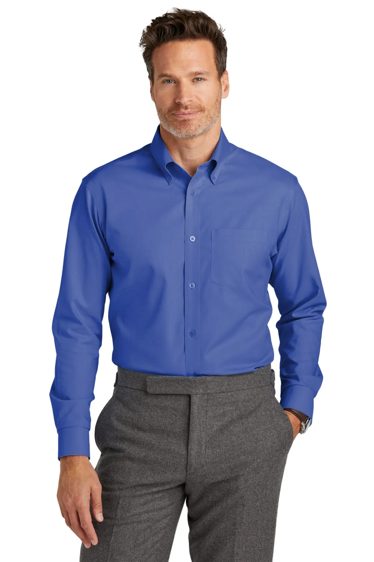 Brooks Brothers Tall Wrinkle-Free Stretch Nailhead Shirt