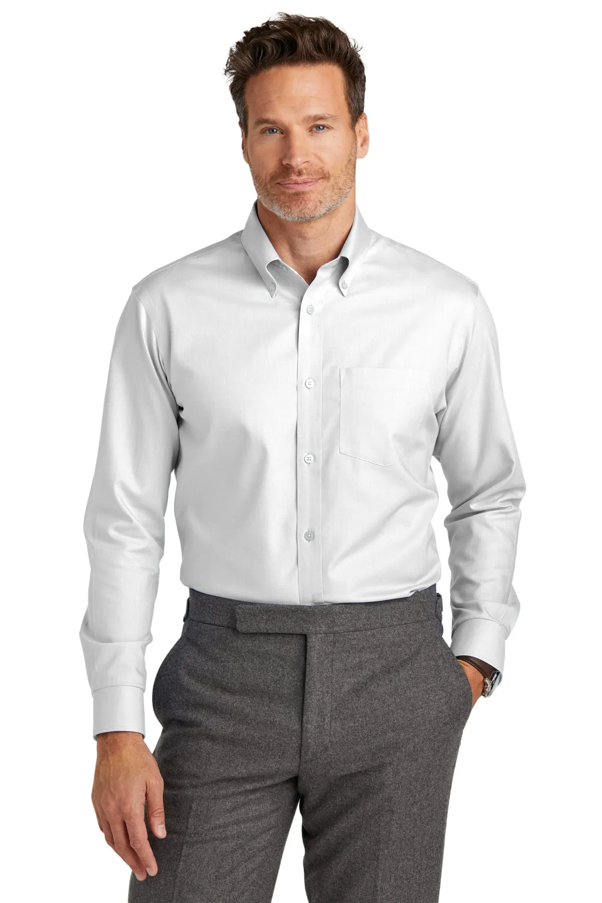 Brooks Brothers Tall Wrinkle-Free Stretch Nailhead Shirt