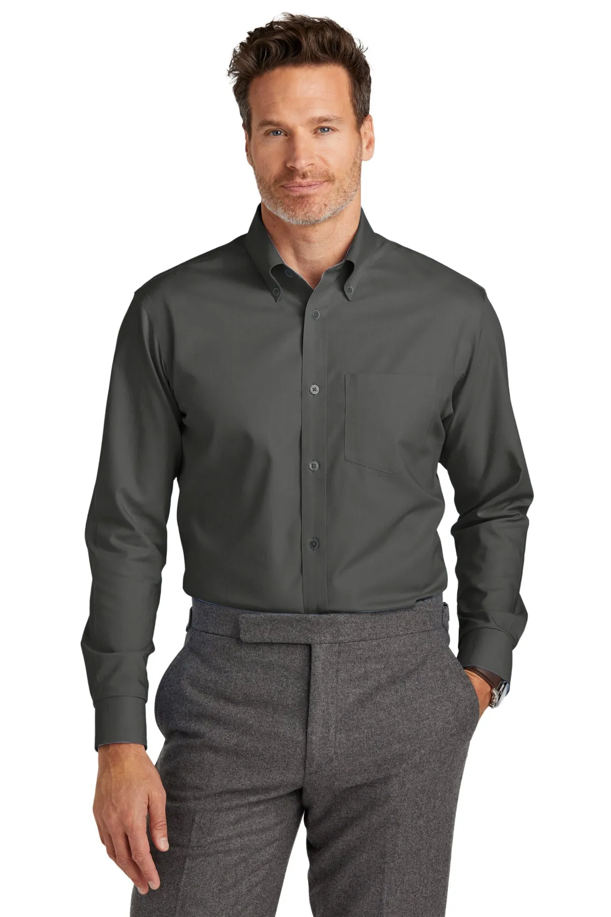 Brooks Brothers Tall Wrinkle-Free Stretch Nailhead Shirt