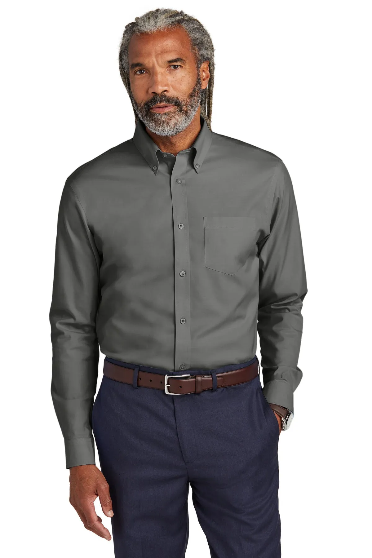 Brooks Brothers Tall Wrinkle-Free Stretch Pinpoint Shirt