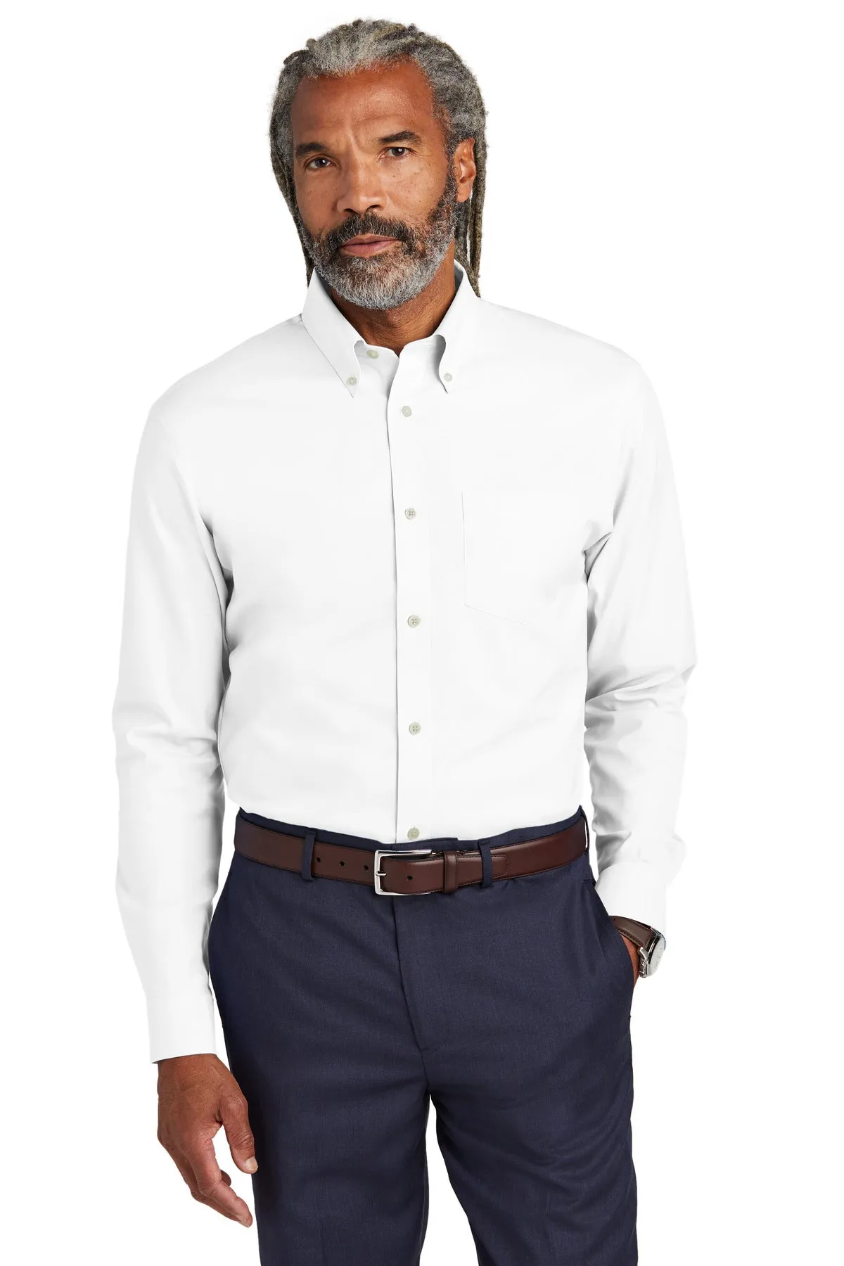 Brooks Brothers Tall Wrinkle-Free Stretch Pinpoint Shirt