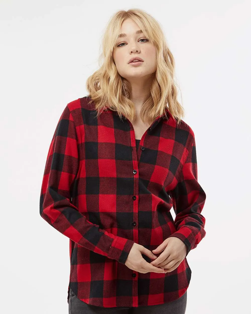 Burnside Ladies Boyfriend Flannel