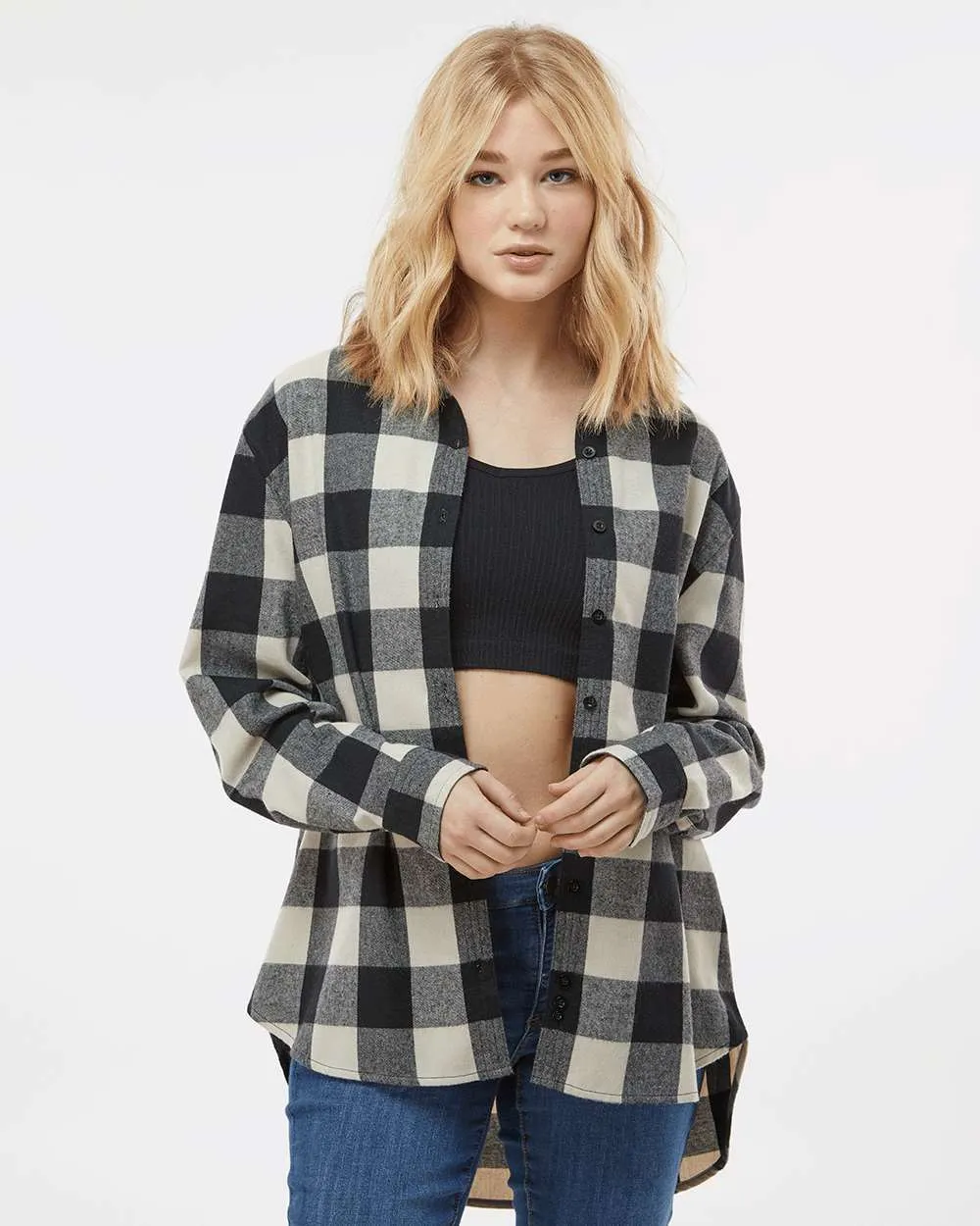 Burnside Ladies Boyfriend Flannel