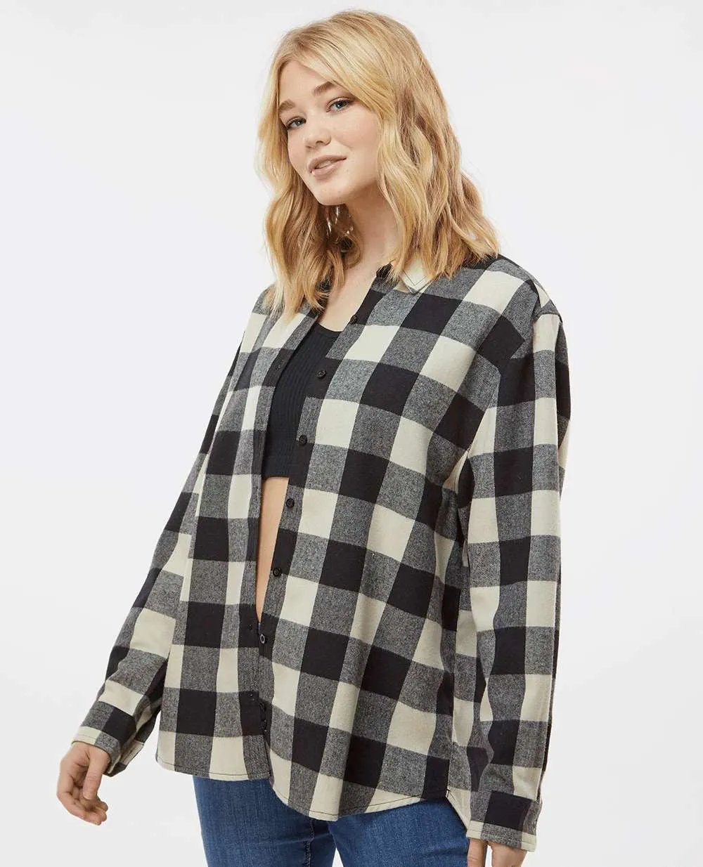 Burnside Ladies Boyfriend Flannel