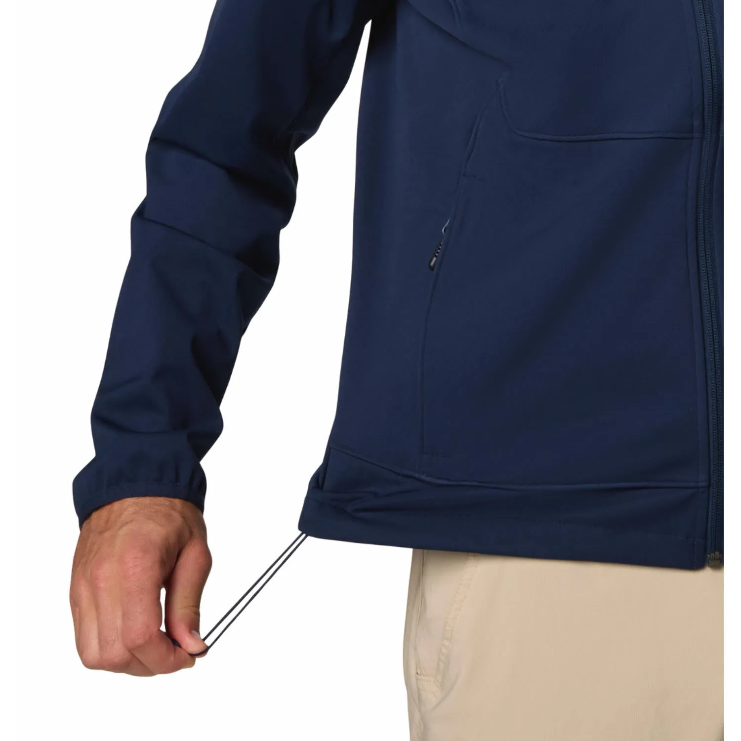 Columbia Men Blue Omni-Heat Infinity Canyon Meadows II Softshell Jacket