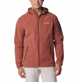Columbia Men Brown Omni-Shield Tall Heights Hooded Softshell Jacket