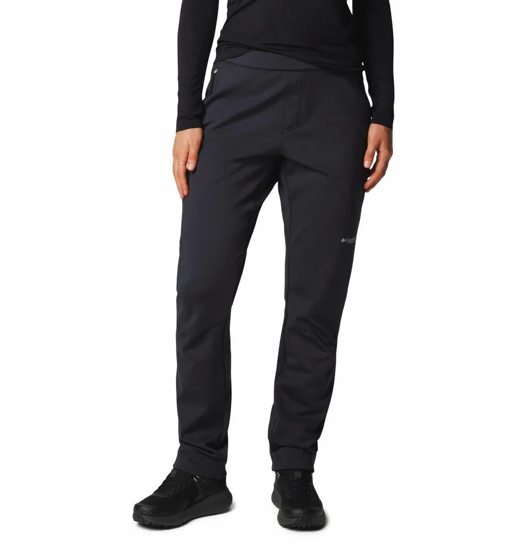 Columbia Women Black Omni-Shield Vast Canyon High-Rise Softshell Pant