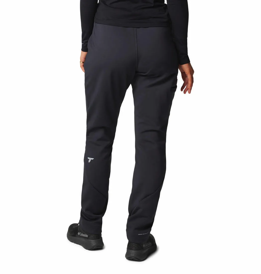 Columbia Women Black Omni-Shield Vast Canyon High-Rise Softshell Pant