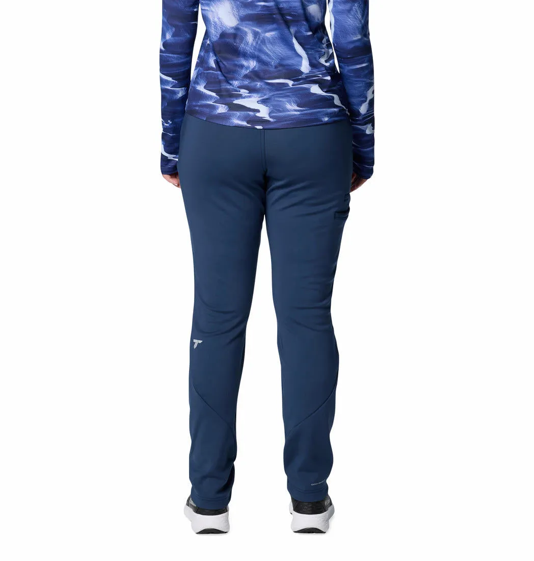 Columbia Women Navy Blue Omni-Shield Vast Canyon High-Rise Softshell Pant