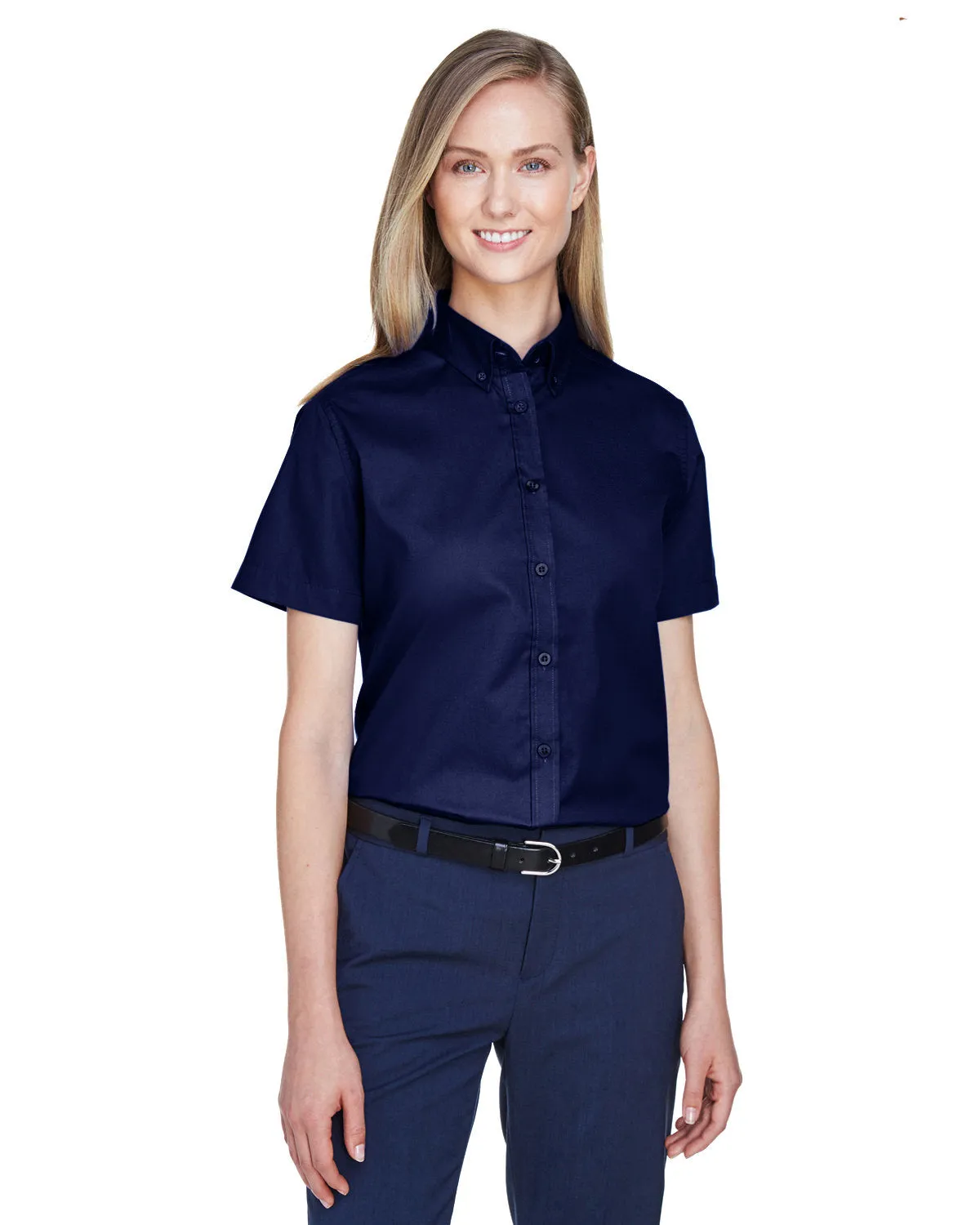 Core 365 Ladies Optimum Short-Sleeve Twill Shirt