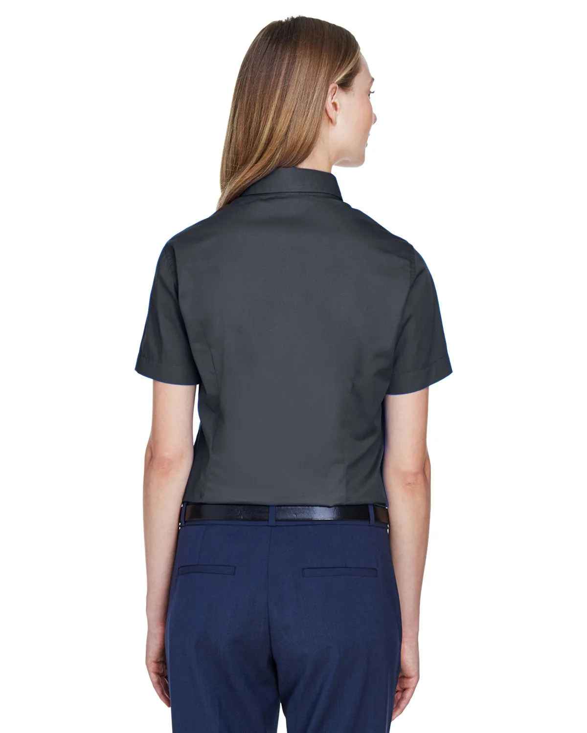 Core 365 Ladies Optimum Short-Sleeve Twill Shirt