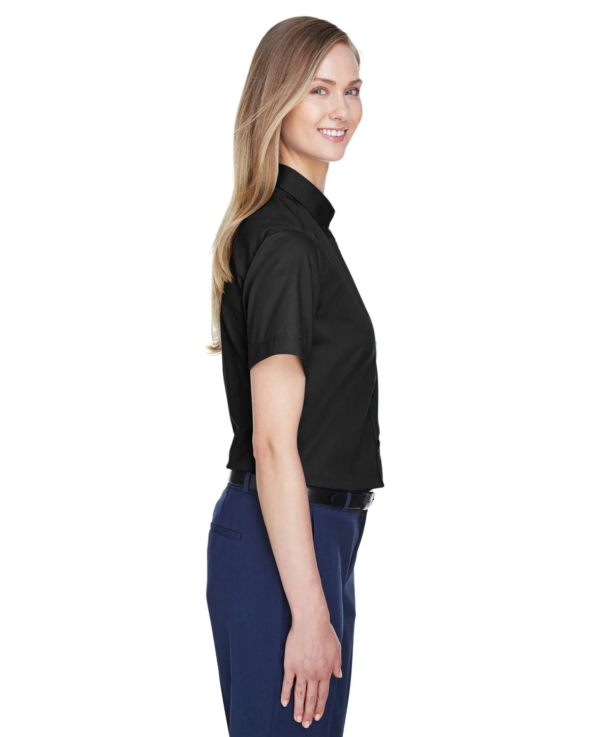 Core 365 Ladies Optimum Short-Sleeve Twill Shirt