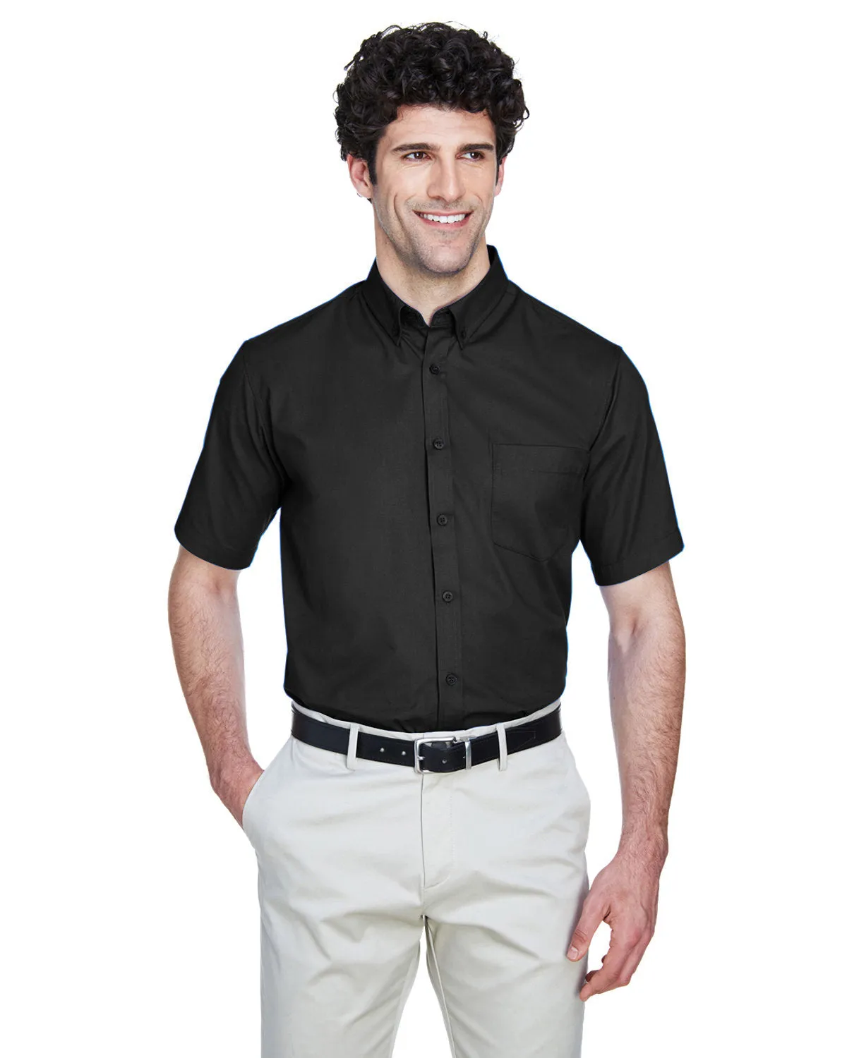 Core 365 Optimum Short-Sleeve Twill Shirt