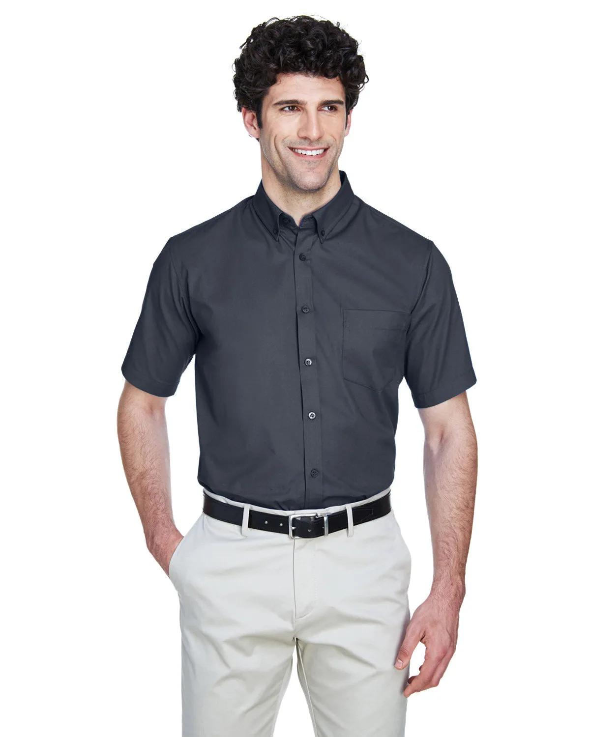 Core 365 Optimum Short-Sleeve Twill Shirt