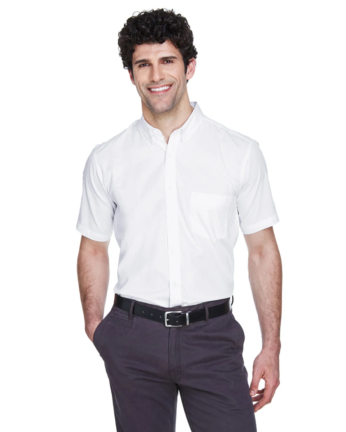 Core 365 Optimum Short-Sleeve Twill Shirt