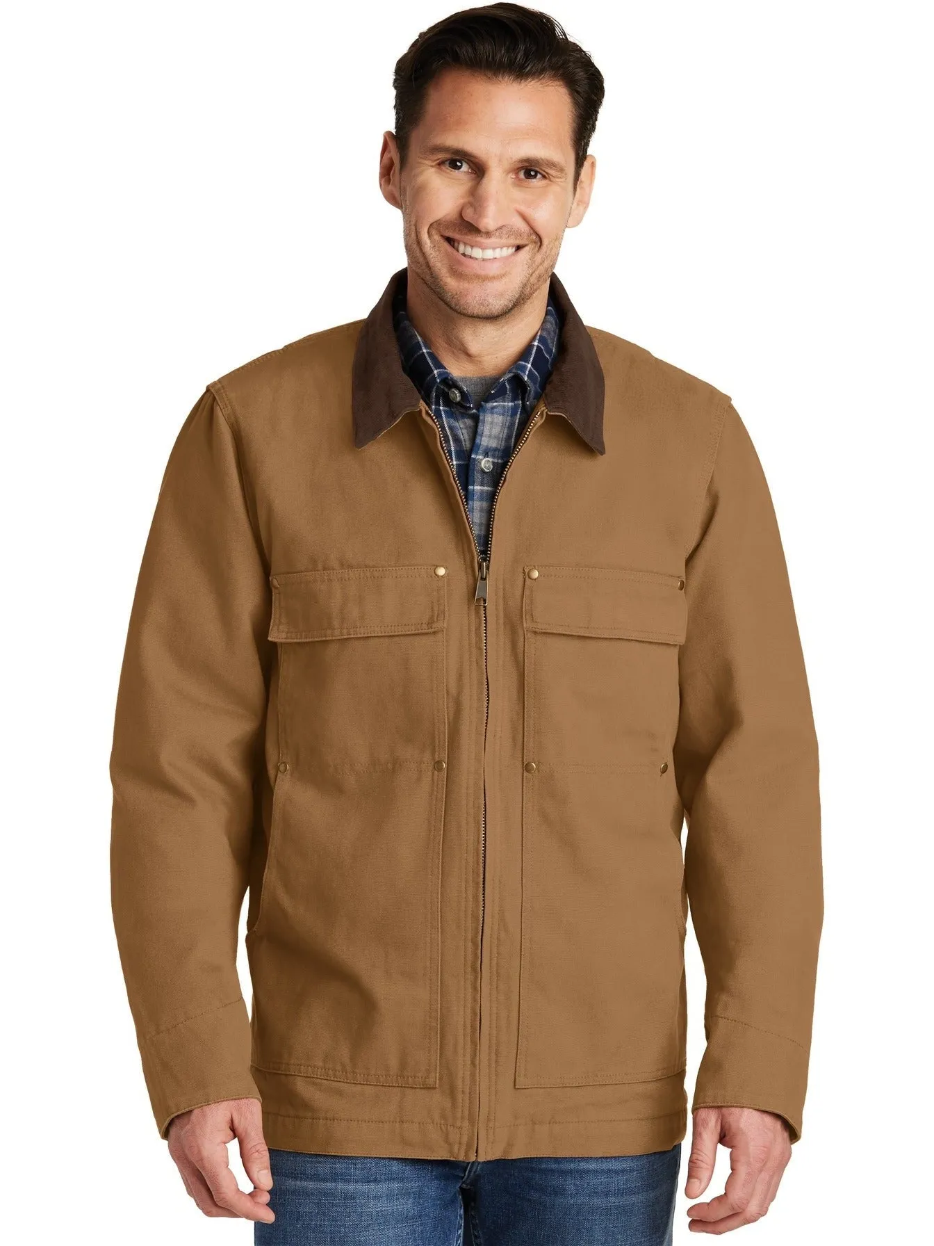 CornerStone Washed Duck Cloth Chore Coat