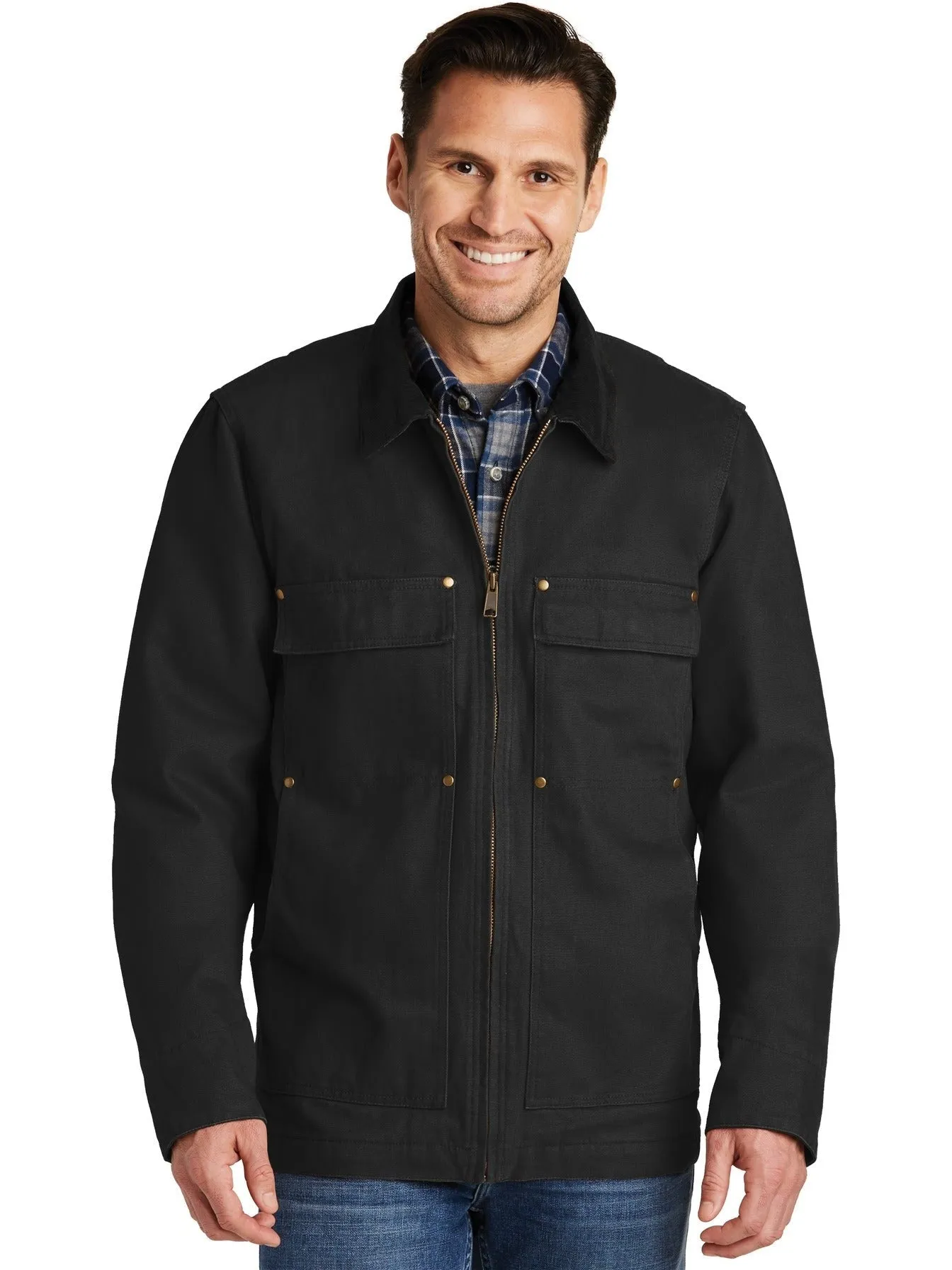 CornerStone Washed Duck Cloth Chore Coat