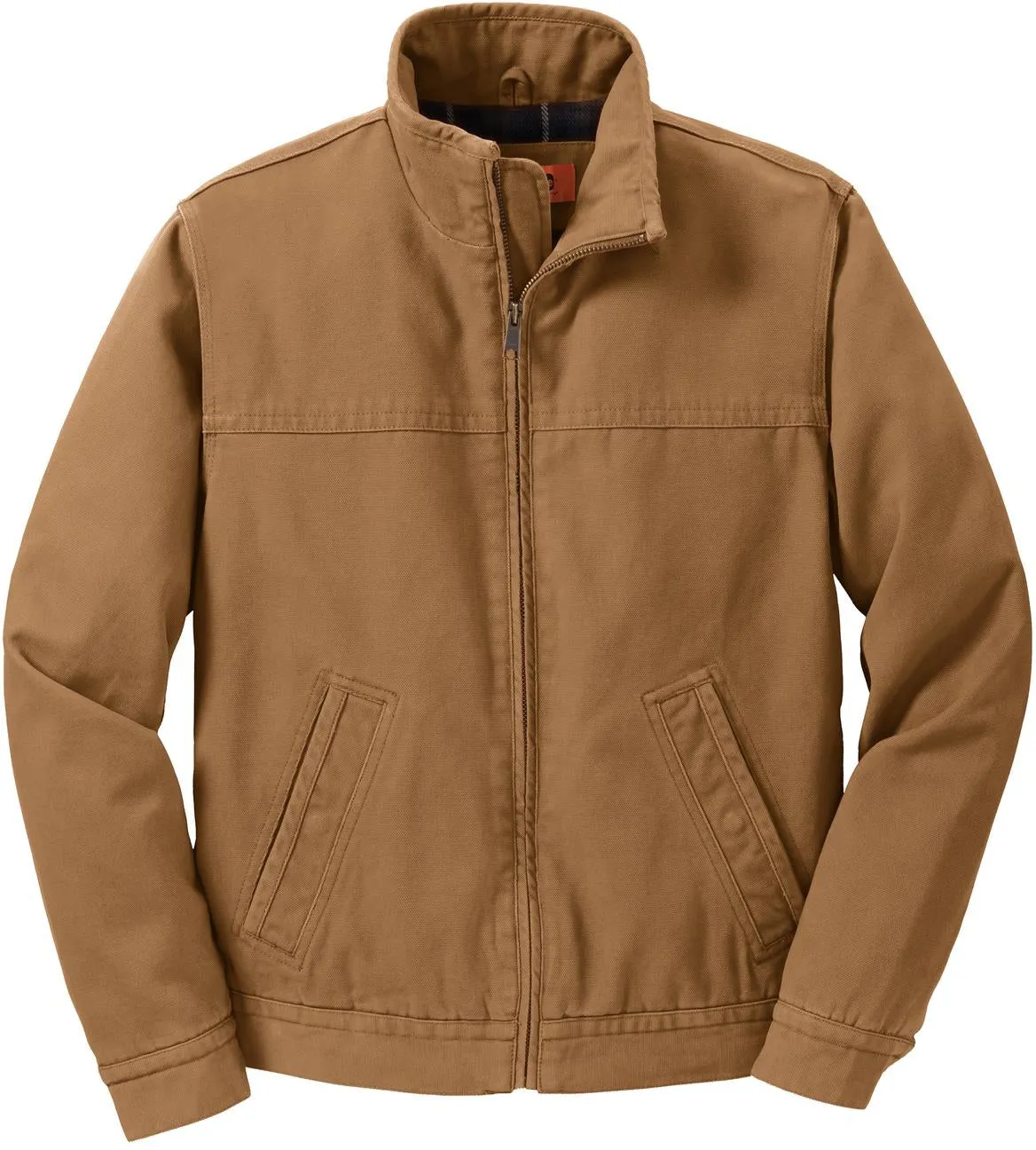 CornerStoneWashed Duck Cloth Flannel-Lined Work Jacket