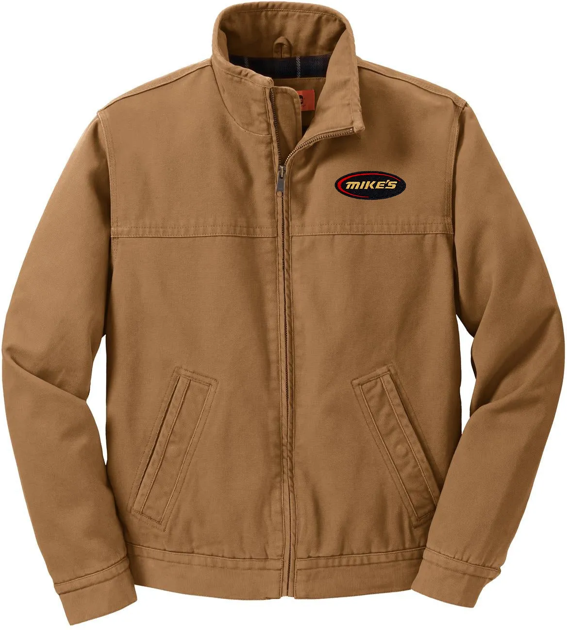 CornerStoneWashed Duck Cloth Flannel-Lined Work Jacket