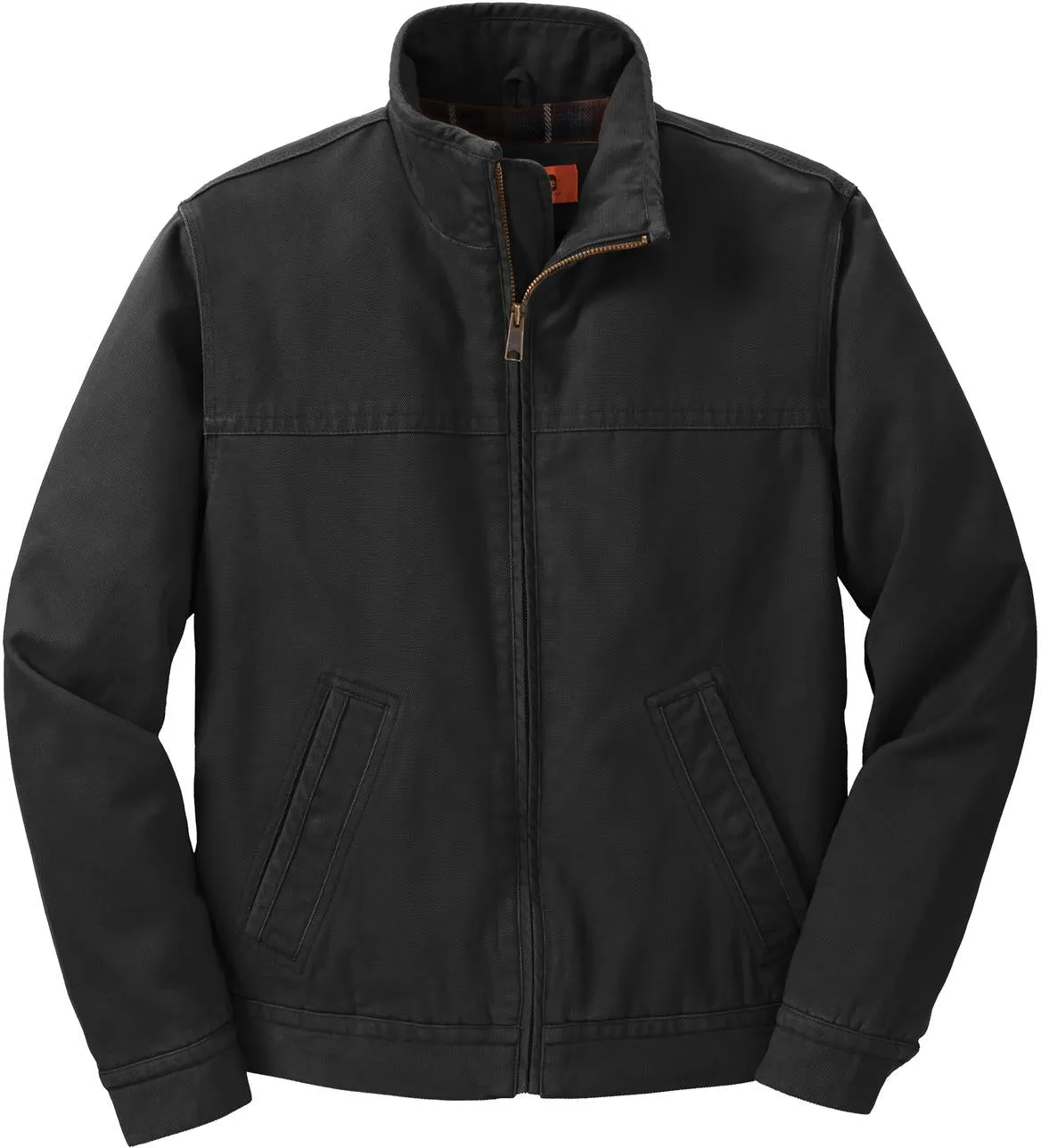 CornerStoneWashed Duck Cloth Flannel-Lined Work Jacket