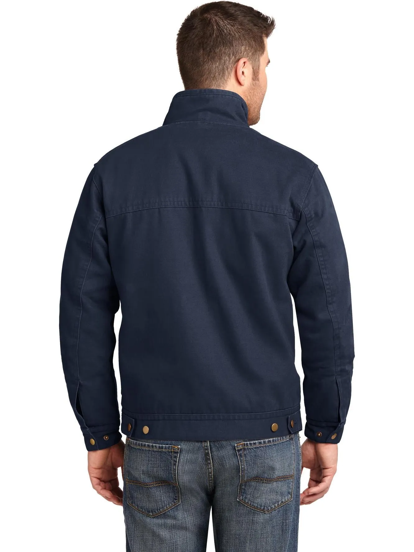 CornerStoneWashed Duck Cloth Flannel-Lined Work Jacket