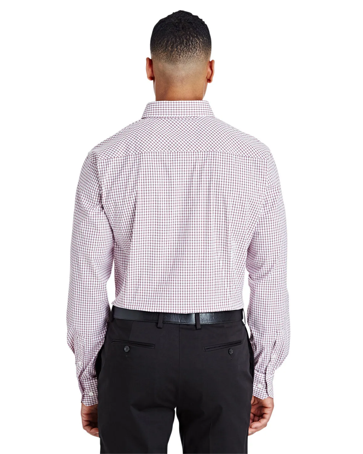 Devon & Jones CrownLux Performance Micro Windowpane Shirt