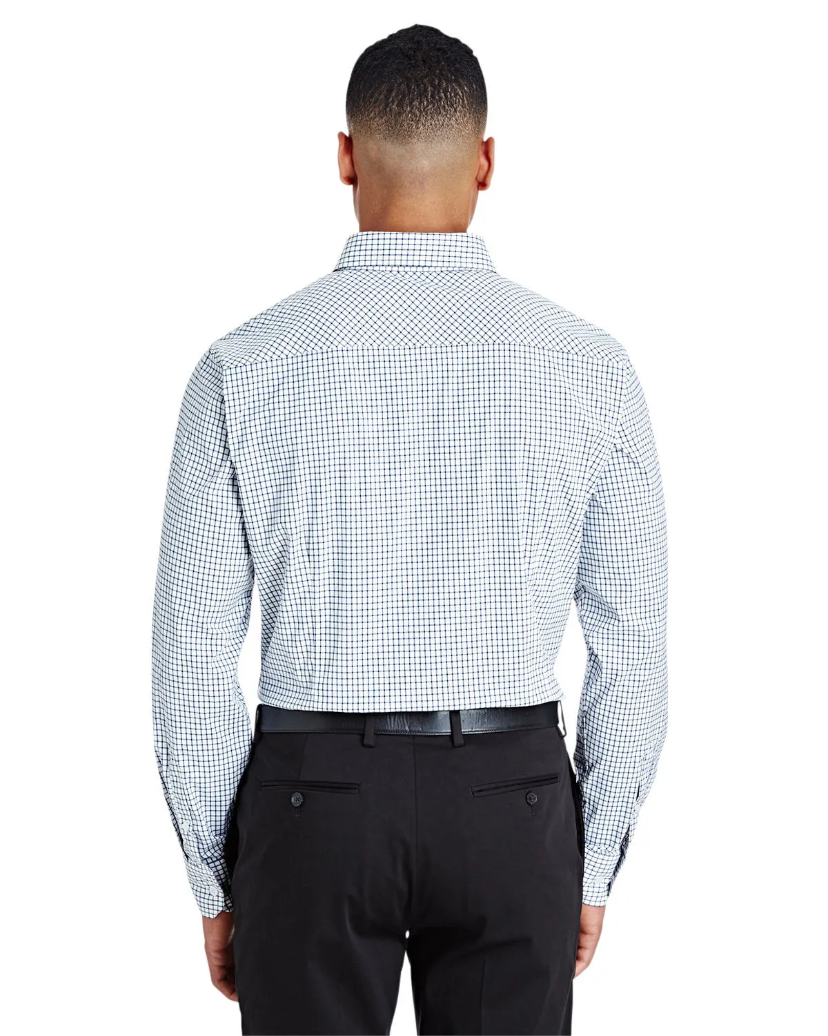 Devon & Jones CrownLux Performance Micro Windowpane Shirt
