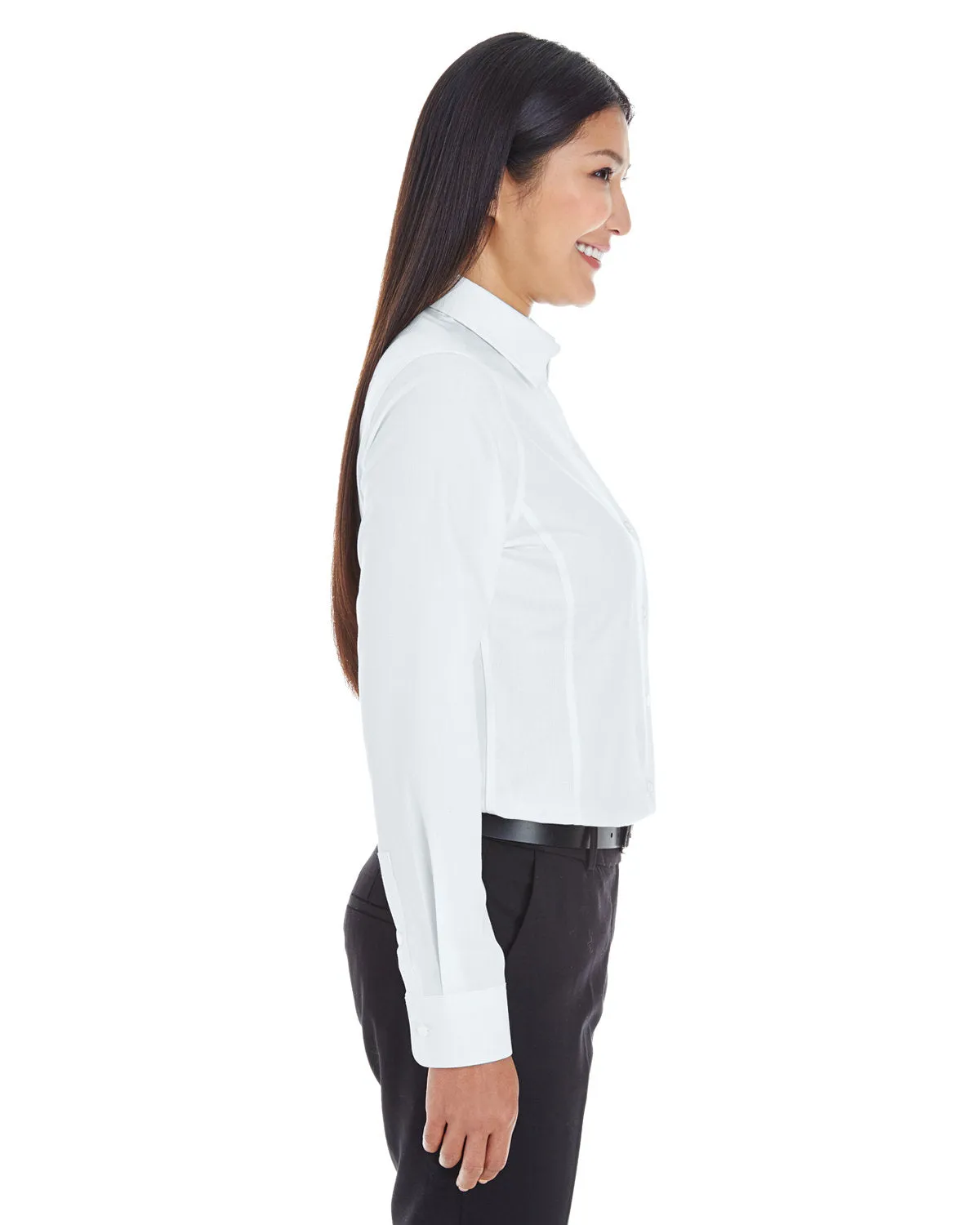 Devon & Jones Ladies Crown Woven Royal Dobby Shirt