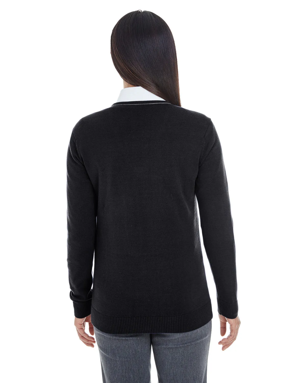 Devon & Jones Manchester Ladies Full-Zip Sweater