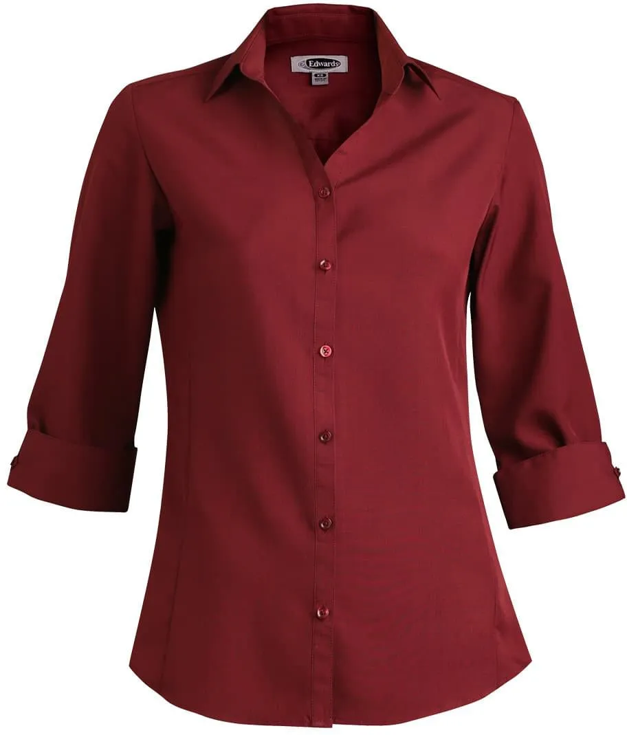 Edwards Ladies Bastiste 3/4 Sleeve Shirt
