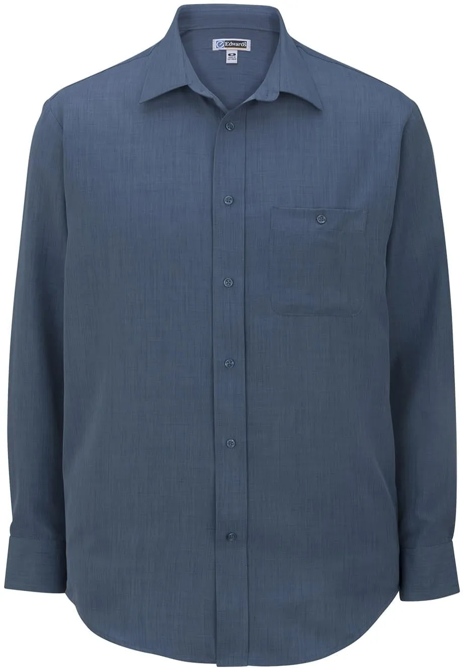 Edwards Long Sleeve Bastiste Cafe Shirt