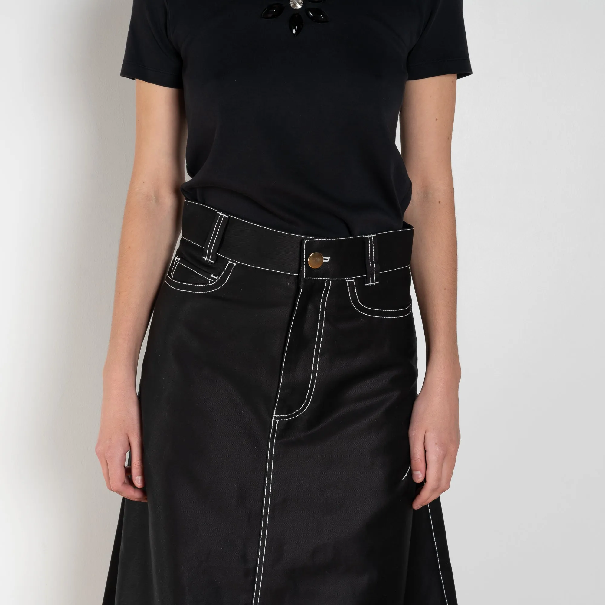 Flared Workwear Skirt