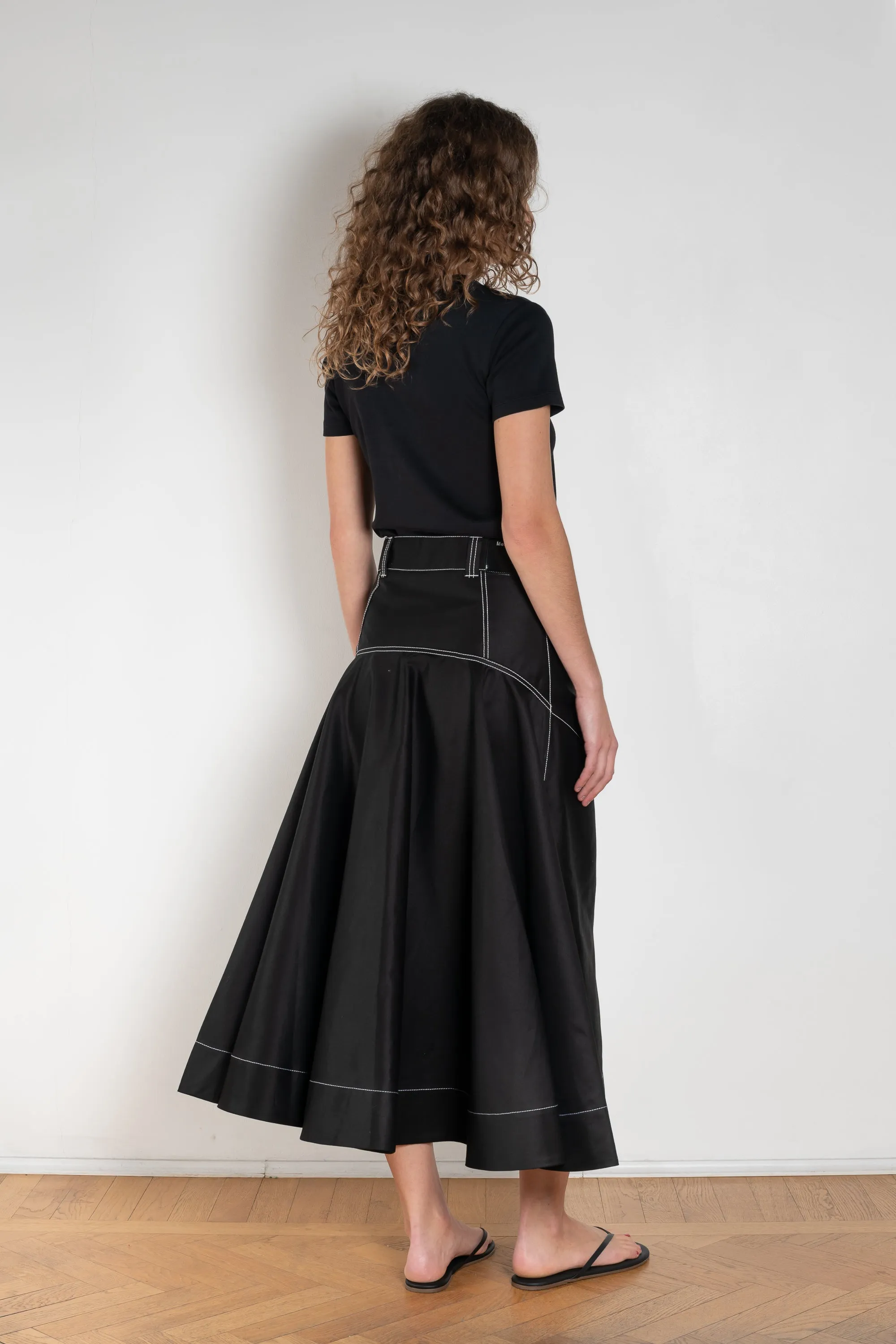 Flared Workwear Skirt