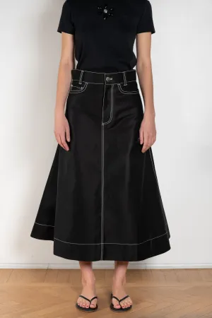 Flared Workwear Skirt