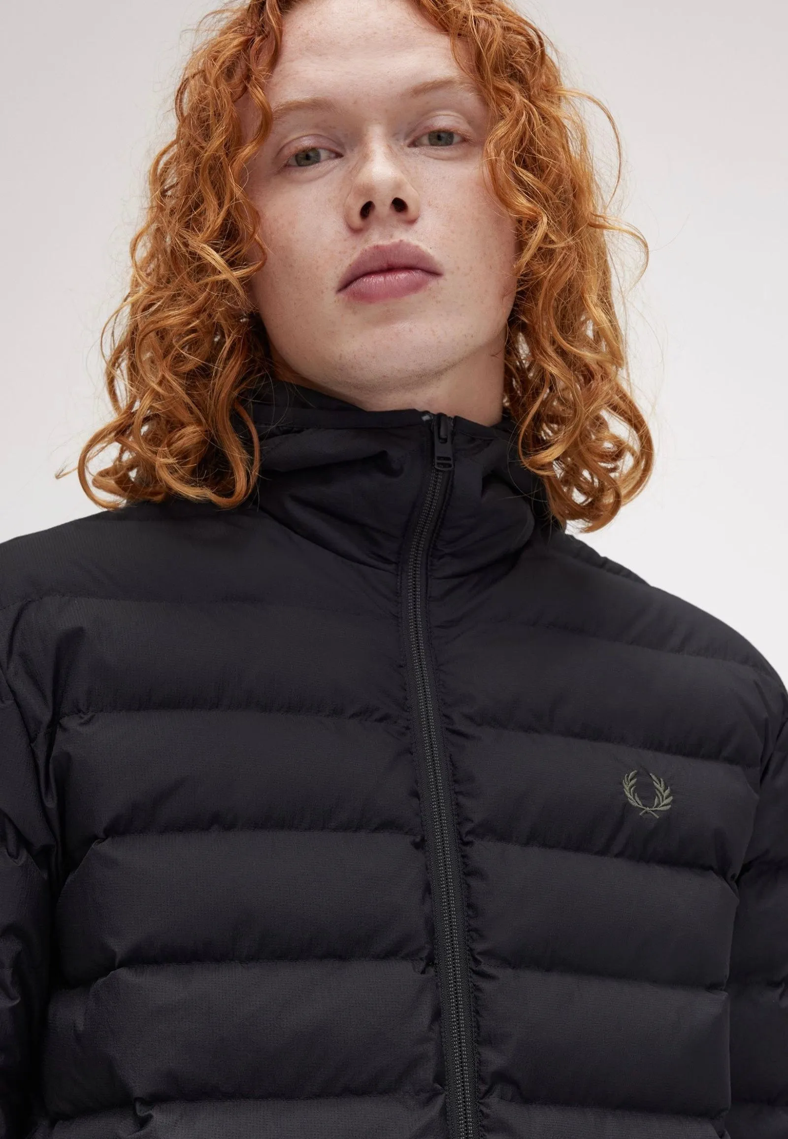 Fred Perry - Hooded Insulated Black - Jacket
