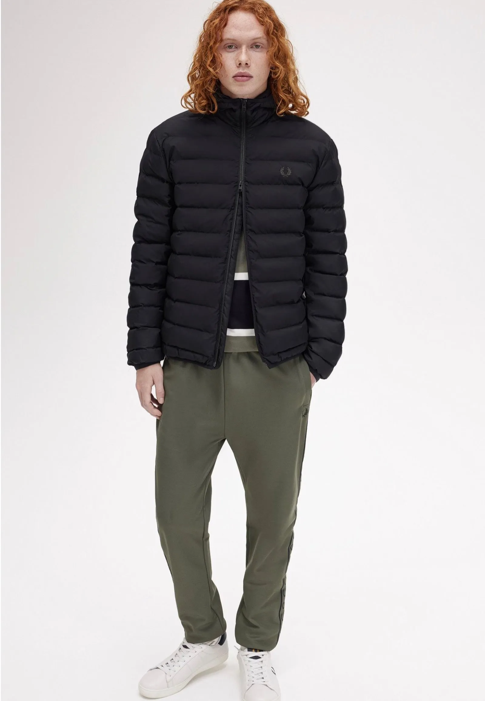 Fred Perry - Hooded Insulated Black - Jacket
