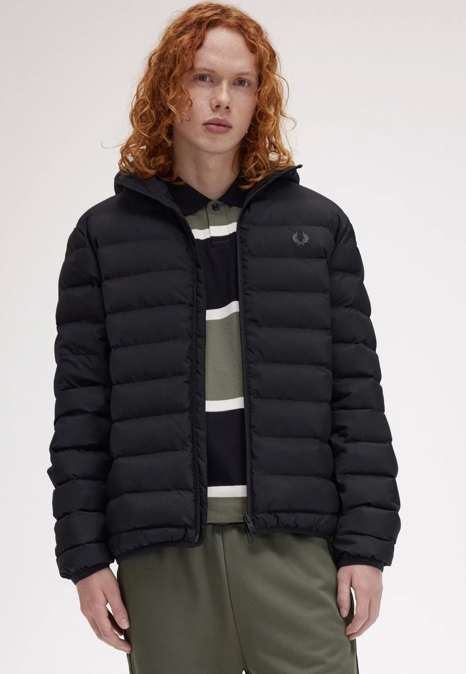 Fred Perry - Hooded Insulated Black - Jacket
