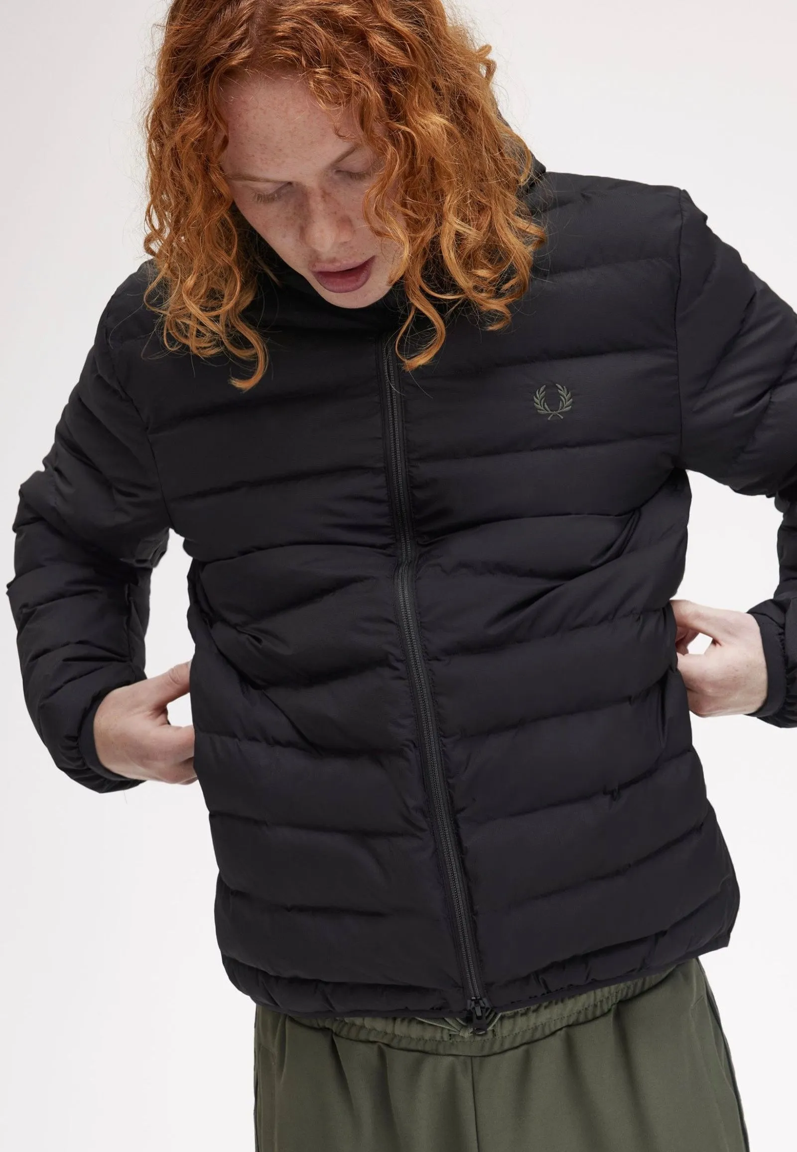 Fred Perry - Hooded Insulated Black - Jacket