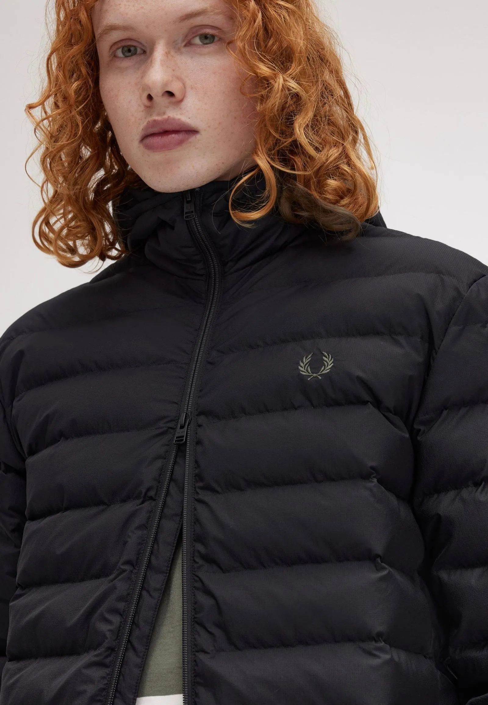 Fred Perry - Hooded Insulated Black - Jacket