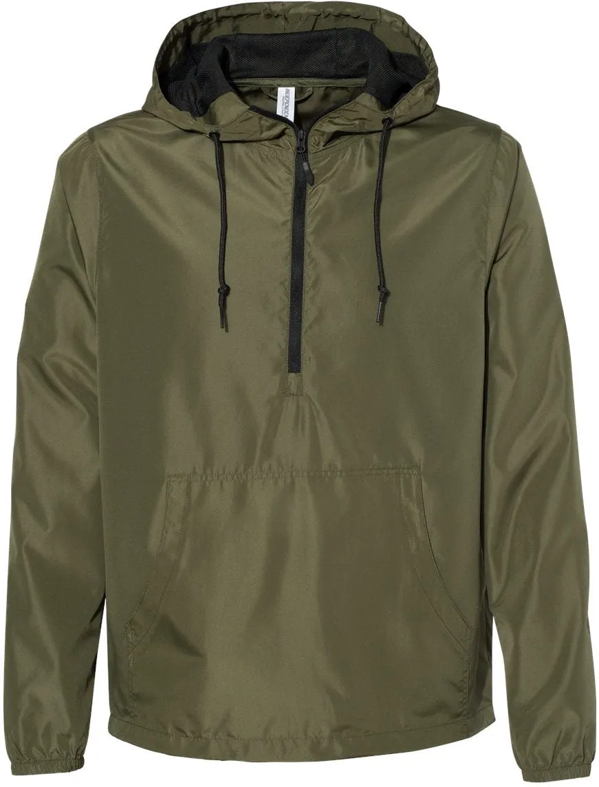 Independent Trading Co. Lightweight Windbreaker Pullover Jacket